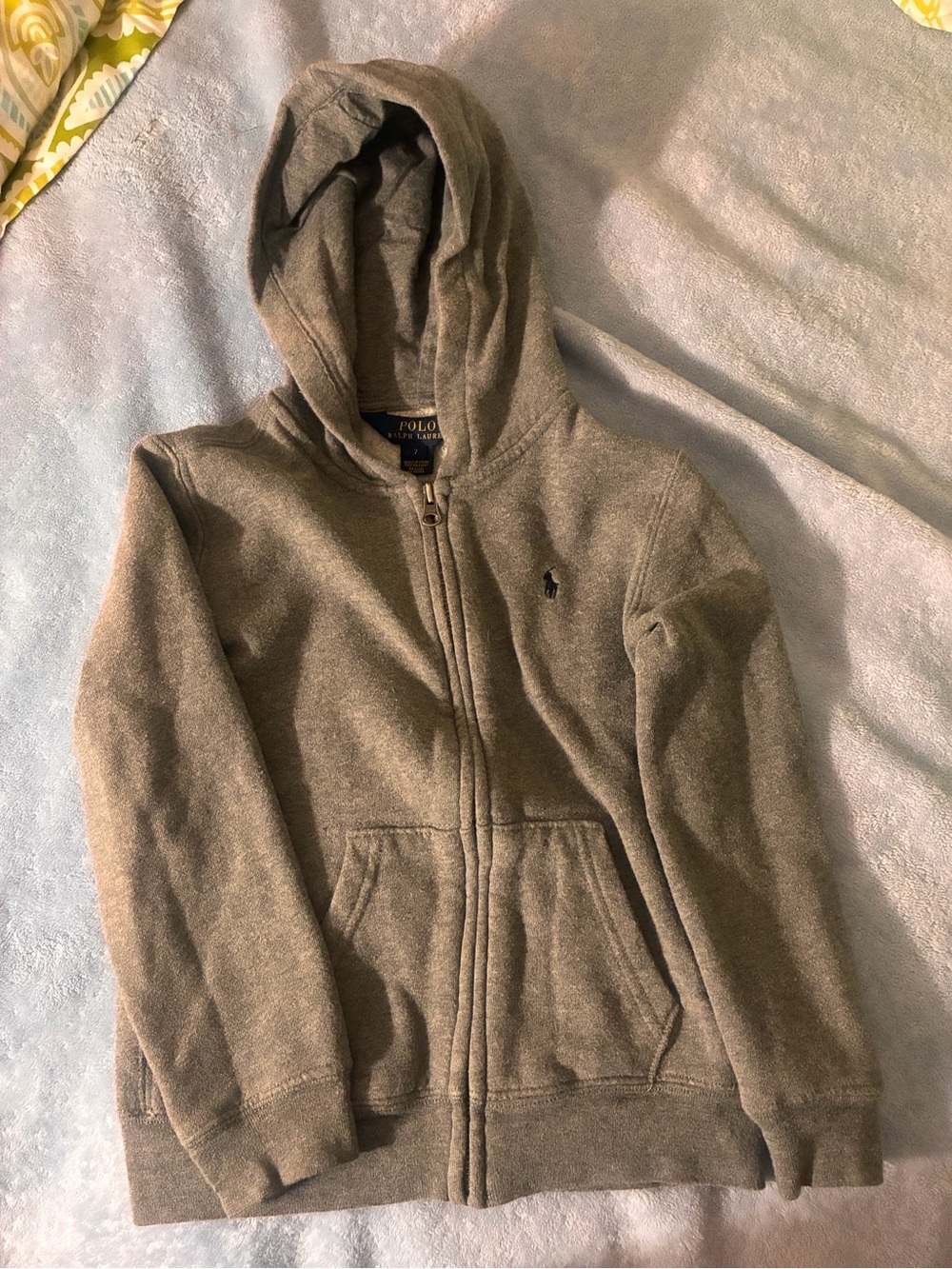 Polo by Ralph Lauren Kids Gray Full-Zip Hoodie